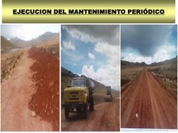 EJECUCION DEL MANTENIMIENTO PERIÓDICO
