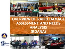 Mobilization Rdana Overview of RDANA for Disaster Response | PDF | Disaster Risk Reduction ...