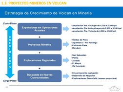 1.3. PROYECTOS MINEROS EN VOLCAN 
