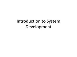 Introduction to System Development | PDF | Software Development Process ...