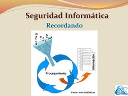 Seguridad Informática
Recordando
