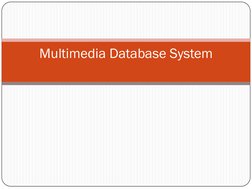 Multimedia Database System Multimedia Database Management Overview | PDF | Metadata | Databases