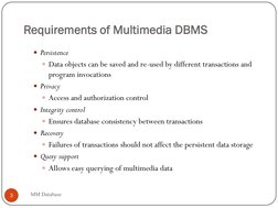 Multimedia Database Management Overview | PDF | Metadata | Databases