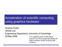 GPU Acceleration in Scientific Computing | PDF | Graphics Processing ...