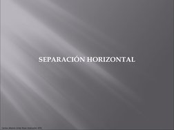 Carlos Alberto Uribe Rozo Instructor ATS
SEPARACIÓN HORIZONTAL
