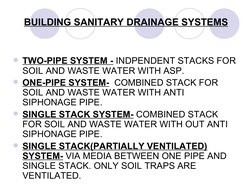 Single vs Double Stack Plumbing Systems | PDF | Plumbing | Sanitary Sewer