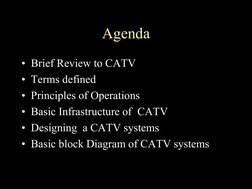 Understanding CATV Systems and Design | PDF | Cable Television ...