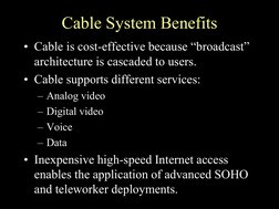 Understanding CATV Systems and Design | PDF | Cable Television ...