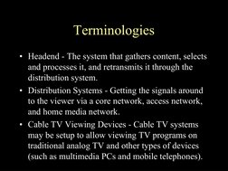 Understanding CATV Systems and Design | PDF | Cable Television ...