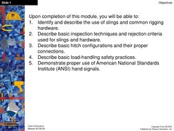Copyright © by NCCER, 
Published by Pearson Education, Inc. 
Core Curriculum 
Module 00106-09 
National Center  
for Construc