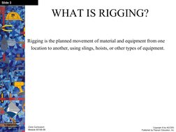 Copyright © by NCCER, 
Published by Pearson Education, Inc. 
Core Curriculum 
Module 00106-09 
National Center  
for Construc