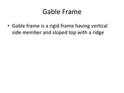 Gable Frame Design and Load Analysis | PDF | Teaching Methods ...
