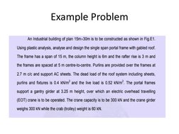 Gable Frame Design and Load Analysis | PDF | Teaching Methods ...