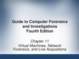 Forensics in Virtual Machines and Networks | PDF | Computer Forensics ...