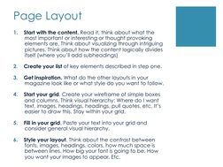 Magazine Page Layout Design Guide | PDF | Page Layout | Typefaces