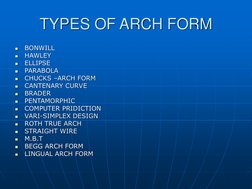 Understanding Arch Forms in Orthodontics | PDF | Shape | Tooth