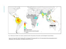 Fig. 1 Global map of endemic vivax malaria, reprinted from Ref.3 with permission of the authors and PLoS Neglected Tropical D