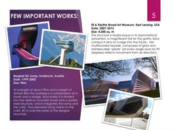 FEW IMPORTANT WORKS:
Bergisel Ski Jump, Innsbruck, Austria
Date: 1999-2002
Size: 90m
At a length of about 90m and a height of