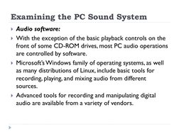 Rea Audio Pc Program Understanding PC Audio Systems | PDF | Mp3 | Digital Audio