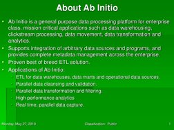 Overview of Ab Initio Architecture | PDF | Information Management ...