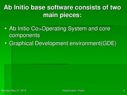 Overview of Ab Initio Architecture | PDF | Information Management ...
