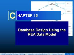 Chapter 15 Database Design Using The REA Data Model | PDF | Data Model ...