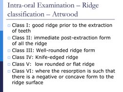 Complete Denture Ridge Classification | PDF | Dentures | Mouth