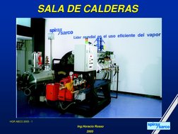 HGR ABCO 2005 - 1
SALA DE CALDERAS
Ing.Horacio Rosso
2005
