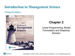Introduction To Management Science: Thirteenth Edition | PDF