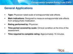 Extrapyramidal Symptom Rating Scale (ESRS) | PDF | Neurological ...