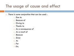 Understanding Cause and Effect | PDF | Phrase | Causality