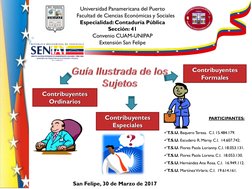 Contribuyentes 
Ordinarios Contribuyentes Formales 
Contribuyentes 
Formales Contribuyentes Especiales 
Contribuyentes 
Espec