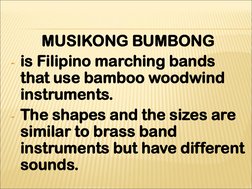Philippine Bamboo Musical Instruments | PDF | Performing Arts | Music ...
