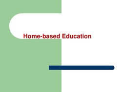 Home-based Education
