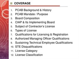 Understanding PCAB Licensing in the Philippines | PDF | Fee | Sole ...