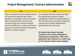 NEC vs JCT Contract Comparison | PDF | Employment | Economies
