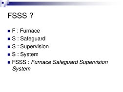 FSSS: Boiler Safety Supervision System | PDF | Boiler | Furnace