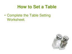 Table Setting and Dining Etiquette Guide | PDF | Tableware | Domestic ...