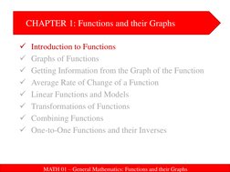 Functions and Their Graphs Overview | PDF | Function (Mathematics ...