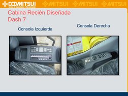 Cabina Recién Diseñada 
Dash 7
Consola Derecha
Consola Izquierda
