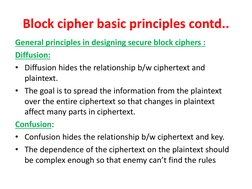 Block Cipher Design Principles Explained | PDF | Cipher | Military ...