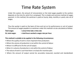 Overview of Wage Payment Methods | PDF | Piece Work | Wage