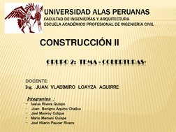 UNIVERSIDAD ALAS PERUANAS             
FACULTAD DE INGENIERÍAS Y ARQUITECTURA 
ESCUELA ACADÉMICO PROFESIONAL DE INGENIERÍA CI