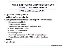DA Form 5988-E Maintenance Guide | PDF | Vehicles | Transport