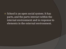 School as a Social System Explained | PDF | System | Resource