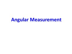 Angular Measurement Tools and Techniques | PDF | Angle | Accuracy And ...
