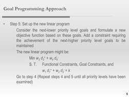 Goal Programming: Concepts and Examples | PDF | Linear Programming ...