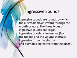 Ingressive and Egressive Sound Types | PDF