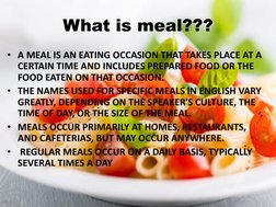 Types of Meals Explained | PDF | Meal | Lunch