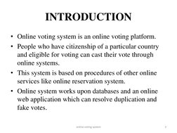 Online Voting System Overview and Benefits | PDF | Electronic Voting ...